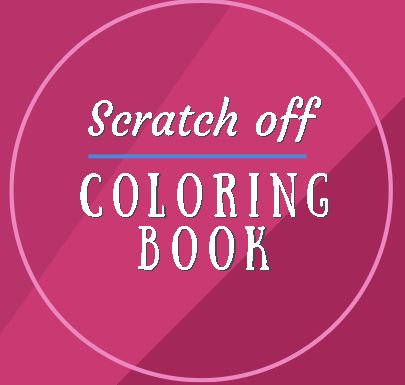 scratch off coloring book